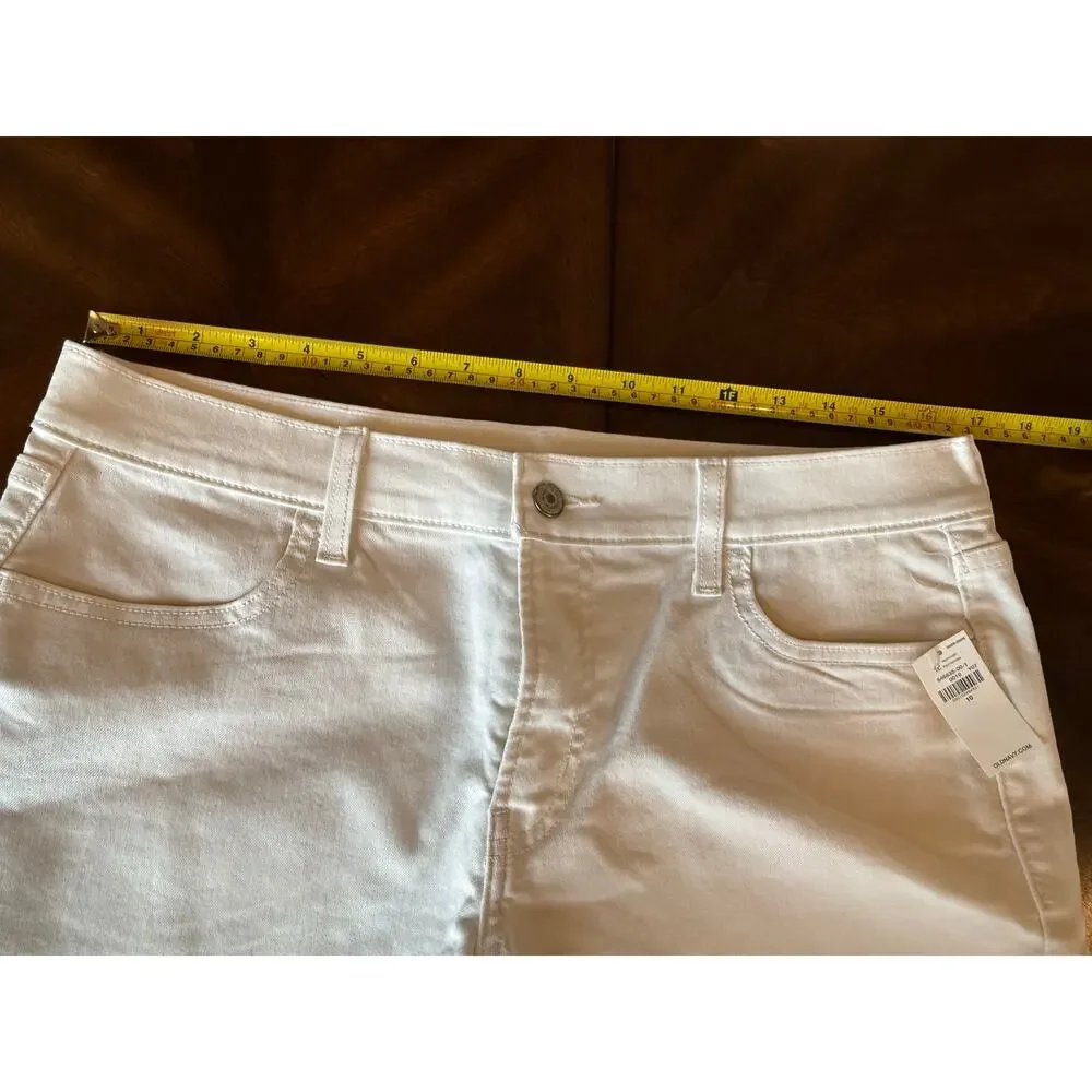 Lot of 3 Old Navy High Rise Pixie Shorts Sze 10 L White Summer Casual Travel NWT - Picture 7 of 13